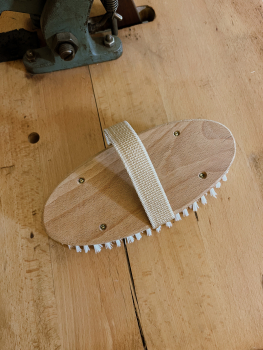 Preview: Vieh-Handbürste groß / Kunstborste